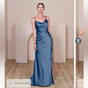 Skye Satin Dress (Revelry)